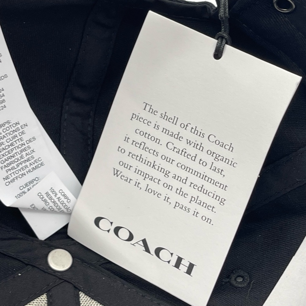 Coach Black Varsity C Cap - Picture 6 of 10